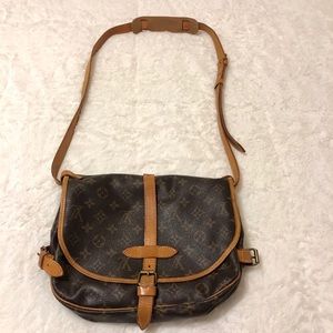 Louis Vuitton Monogram Canvas Saumur 35